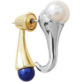 Metal Pearl Earrings Jewelry Accessories
