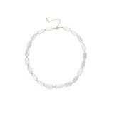 Baroque Square Pearl Necklace Vintage Choker