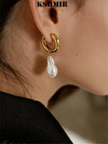 Baroque Pearl Drop Earrings
