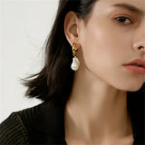 Baroque Pearl Drop Earrings