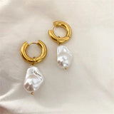 Baroque Pearl Drop Earrings