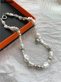 Temperament Beaded Pearl Necklace for Women