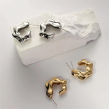Metal Earrings for Women, Fashionable INS Earrings