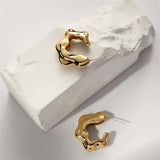 Metal Earrings for Women, Fashionable INS Earrings
