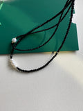 Crystal Pearl Necklace for Women, Versatile Clavicle Chain Jewelry