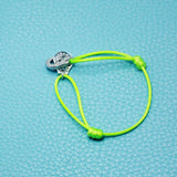 925 Sterling Silver Handcuffs Bracelet For Men Women With Rope Zircon
