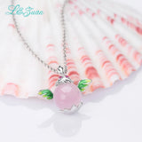 925 Silver Pendant Necklace Women Fine Jewelry Wings Angel Necklaces