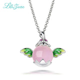 925 Silver Pendant Necklace Women Fine Jewelry Wings Angel Necklaces