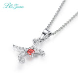 0.48ct Gemstone Pendant Necklace with Silver Chain