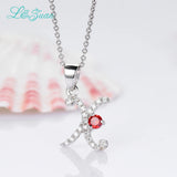 0.48ct Gemstone Pendant Necklace with Silver Chain