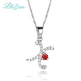 0.48ct Gemstone Pendant Necklace with Silver Chain