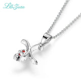 0.48ct Gemstone Pendant Necklace with Silver Chain