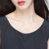 S925 Mama CZ Pendant Necklace Gold-Color