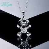 S925 Sterling Silver Puppy Pendant Necklace