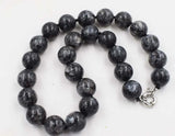 Labradorite Round Bead 14mm 16mm Necklace 18 Inch Nature Woman
