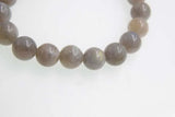 Labradorite Round Bead Bracelet 7.5in Nature Gemstone