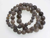 Labradorite Round Bead Bracelet 7.5in Nature Gemstone