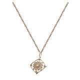925 Sterling Silver Necklace with Zircon Pendant