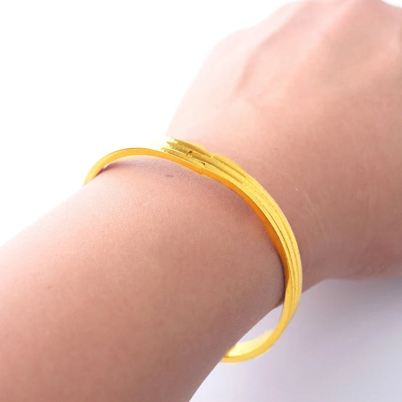 24k Wedding Bangles Bracelet for Women Girls