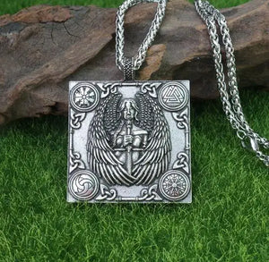 Vikings Pendent Necklace Warrior Norse Mythology Gift Men Women Jewelry