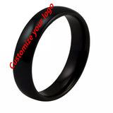 Tungsten Carbide Wedding Band Promise Ring for Men Women