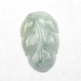 Natural Myanmar Jade Leaf Pendant for Women