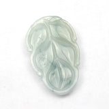 Natural Myanmar Jade Leaf Pendant for Women