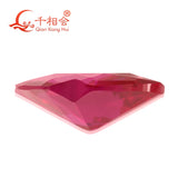 Round Artificial Ruby Corundum Loose Stone