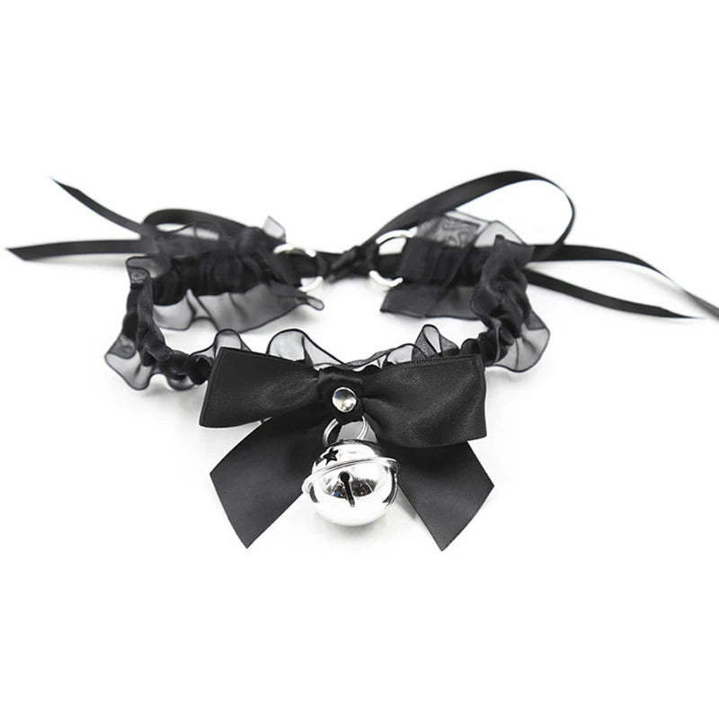 Gothic Bell Collar Necklace, Cosplay Props