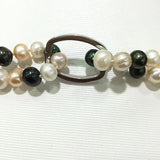Long Pink Peacock Pearl Necklace for Sweater