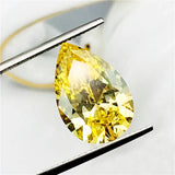 Yellow Cubic Zirconia Beads for Jewelry Making CZ DIY