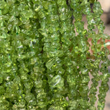 Peridot Green Baroque Loose Beads 4-6mm for DIY Jewelry Making