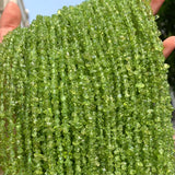Peridot Green Baroque Loose Beads 4-6mm for DIY Jewelry Making