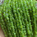 Peridot Green Baroque Loose Beads 4-6mm for DIY Jewelry Making