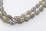 Labradorite Drop Shape Loose Beads 9*6mm for DIY Jewelry Making