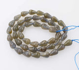 Labradorite Drop Shape Loose Beads 9*6mm for DIY Jewelry Making