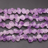 Amethyst Baroque Loose Beads 14in 8-12mm DIY Jewelry
