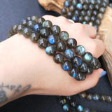 RAINBOW labradorite loose beads 8/10MM for necklace