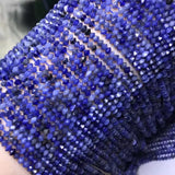 Round Faceted Loose Beads 2*3mm for Jewelry Necklace