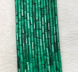 Green Malachite Pillar Loose Beads 13*4mm DIY Jewelry Making Nature