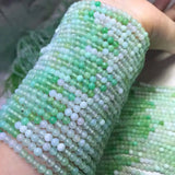 4mm Green Australia Jade Loose Beads for Jewelry Making 14inch