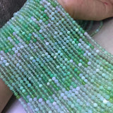 4mm Green Australia Jade Loose Beads for Jewelry Making 14inch