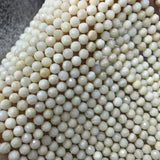 7mm Sea Shell Round Faceted Loose Beads for DIY Jewelry Making