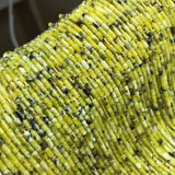 Tsavorite Loose Beads 2x4mm Nature for Jewelry Making 14 inch