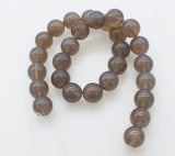 Gray Agate Round Beads 14mm DIY Jewelry Making Gemstone