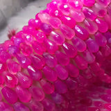 Agate Loose Beads 12*8mm 14in for DIY Jewelry Making Drop Faceted