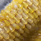 Agate Loose Beads 12*8mm 14in for DIY Jewelry Making Drop Faceted