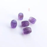 Amethyst Carved Pillar Loose Beads 12x8MM DIY Jewelry Making