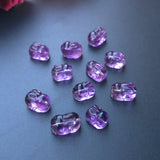 Amethyst Carved Rabbit Pendant 12*8MM for DIY Jewelry Making