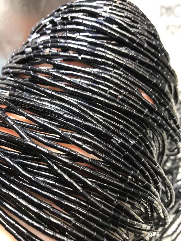 Agate Pillar Loose Beads 2*4mm for Jewelry Making 14inch